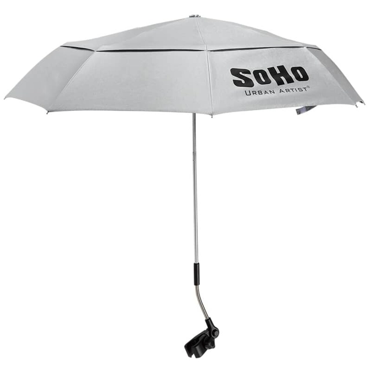 SoHo Urban Artist UV Sunscreen Umbrella - Blocks UV Rays & Waterproof - A Safer Environment for Outdoor Painting, Artists, & Crafts - Single